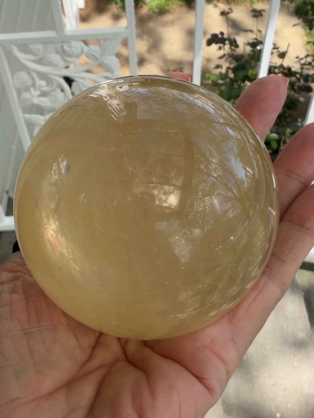 Honey Golden Calcite Sphere